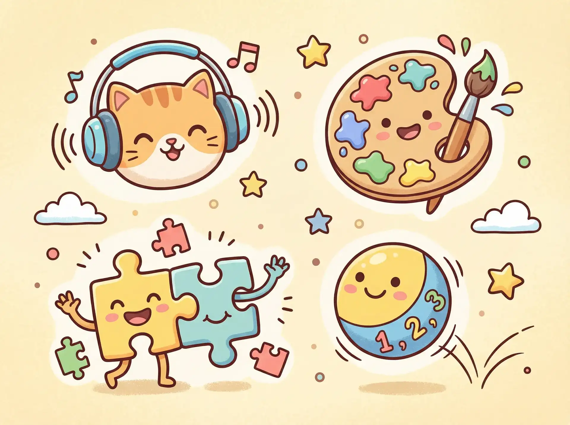 小朋友的手工作品 - sobt 益智创作